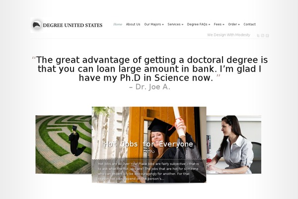 Modest theme site design template sample