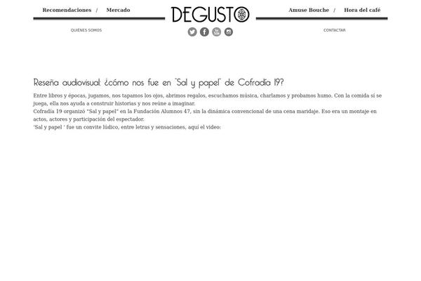 degustomx.com site used Degusto