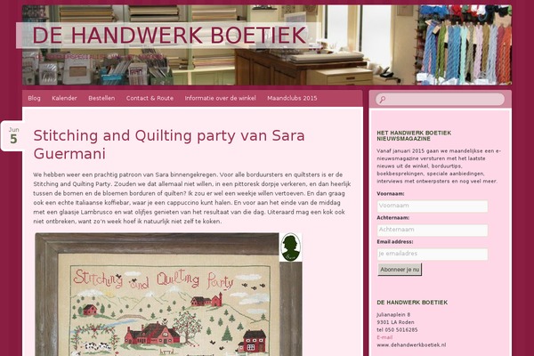 Bouquet theme site design template sample