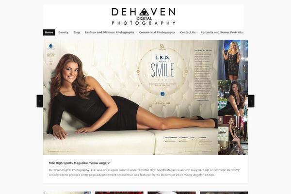 Portfolio theme site design template sample