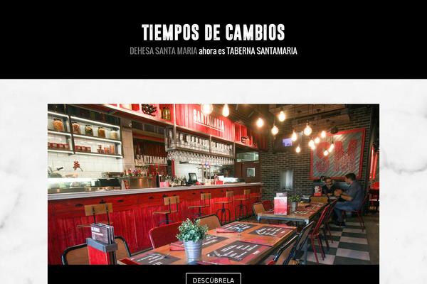 dehesasantamaria.com site used Landing-santamaria