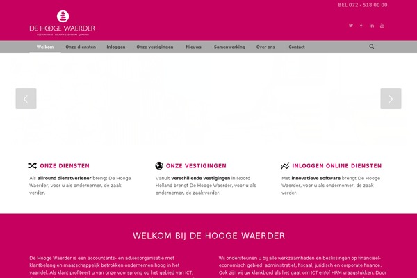 Enfold theme site design template sample