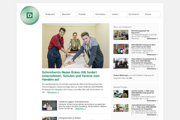 deichmann-foerderpreis.de site used Deichmann