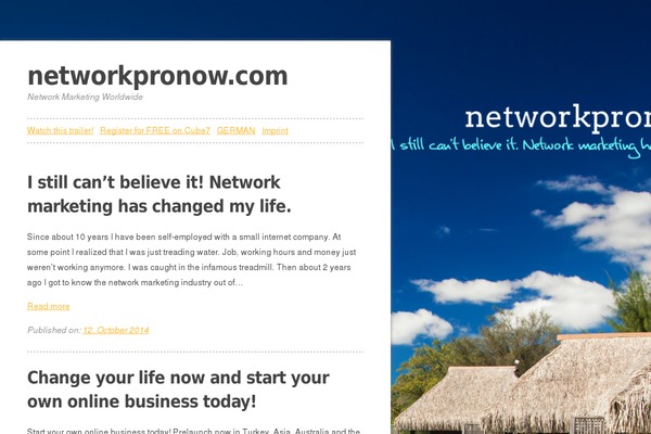 Twenty Twenty theme site design template sample