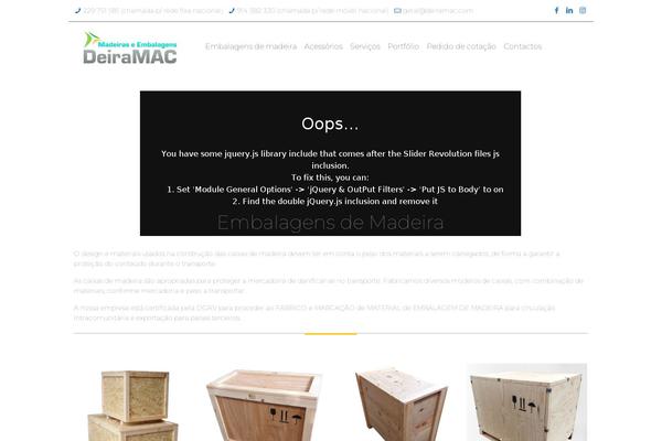 Site using Wooswipe plugin