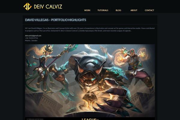 deivcalviz.com site used Bonez