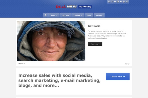 dejanewmarketing.com site used Barely Corporate
