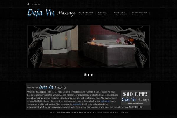 Dejavu theme site design template sample