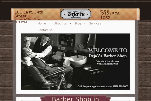 Dejavu theme site design template sample