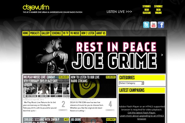 Site using Podcast-player plugin