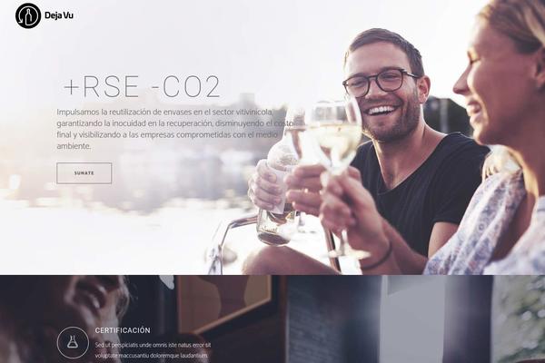 Vino theme site design template sample