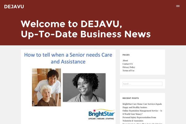 Readit theme site design template sample