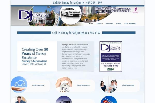 Sparse theme site design template sample