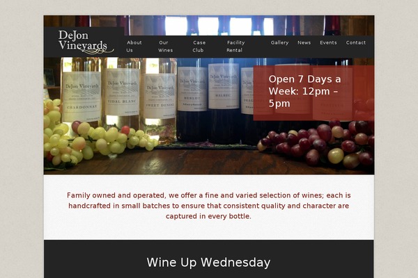 dejonvineyard.com site used Thevineyard