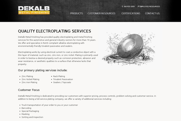 dekalb theme websites examples