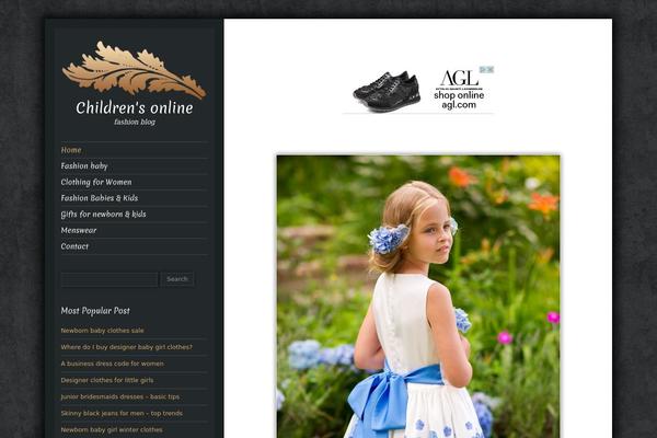 Luminescence Lite theme site design template sample