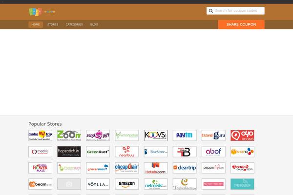 Flatter theme site design template sample