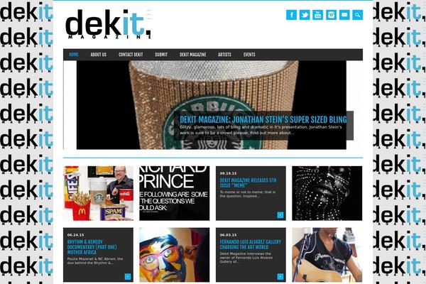 Magazino theme site design template sample