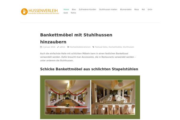 Puro theme site design template sample