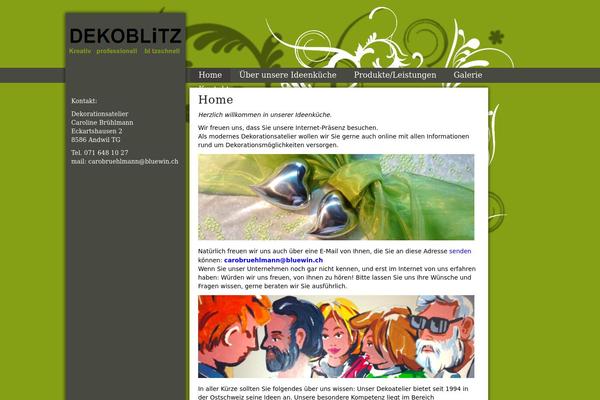 Basis theme site design template sample
