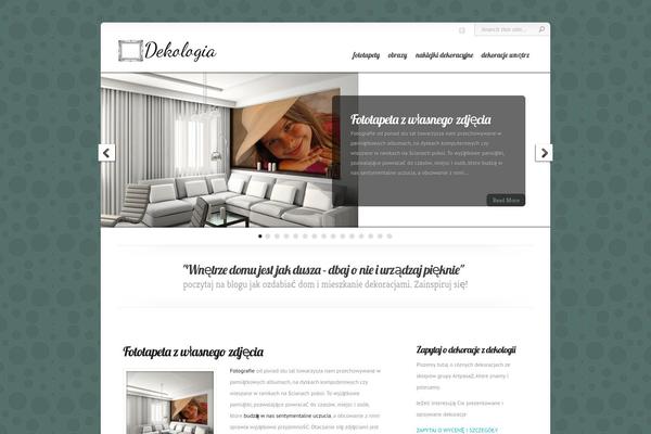eNews theme site design template sample