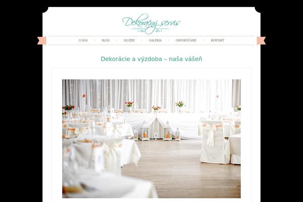 Sugar and Spice theme site design template sample