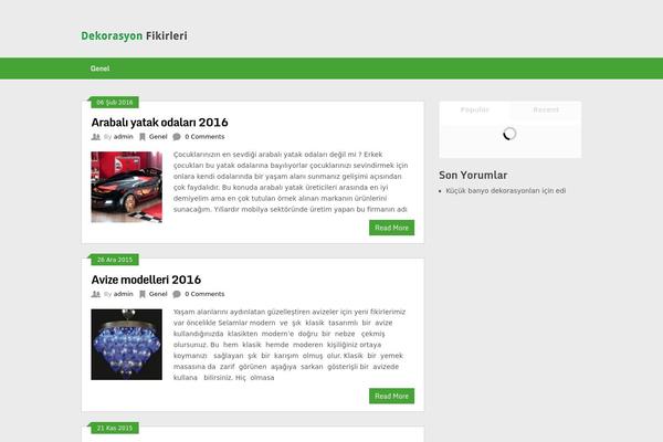Ribbon theme site design template sample