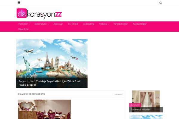 EasyMag theme site design template sample