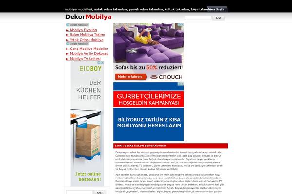 dekormobilya.net site used Mobilya
