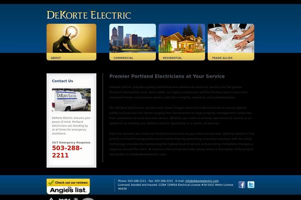 dekorteelectric.com site used Dekorte