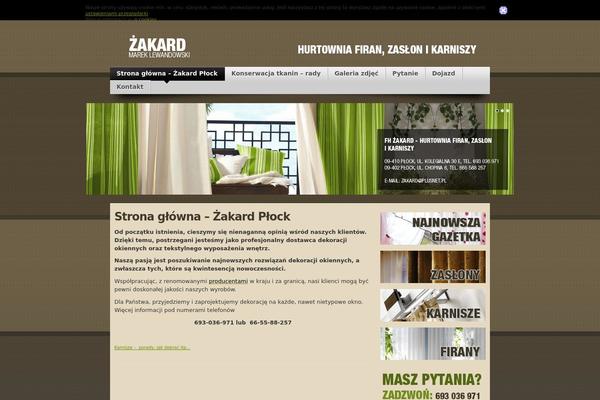 Mystique theme site design template sample