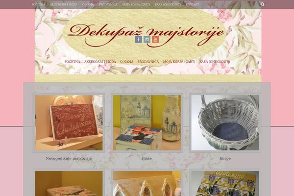 Fifteen theme site design template sample