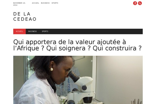 The Newswire theme site design template sample