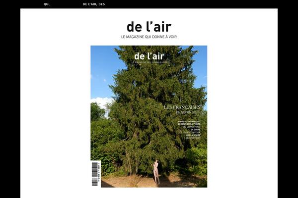 15Zine Child theme site design template sample