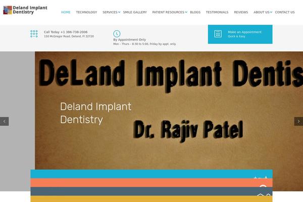 Dent-all theme site design template sample
