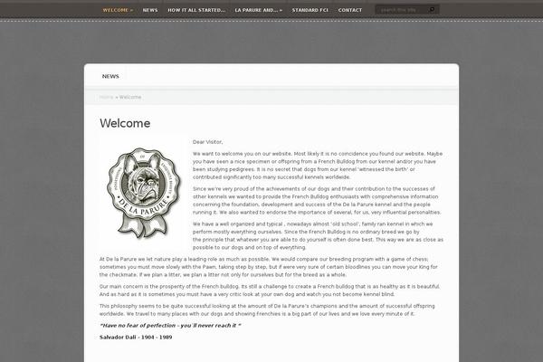Aggregate theme site design template sample