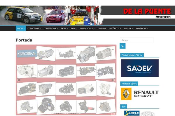 Site using Easing Slider plugin