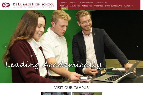 delasallenola.com site used Delasalle-theme