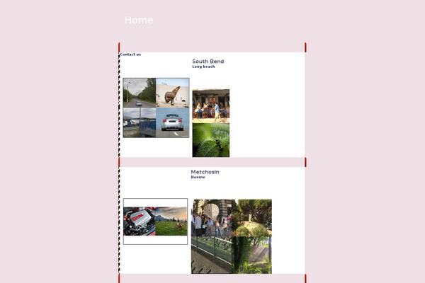 Exhibit theme site design template sample