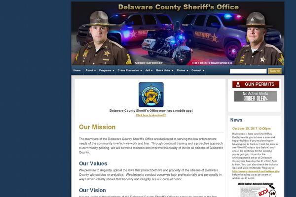 delawarecountysheriff.org site used Cskern