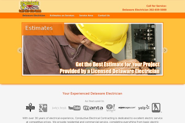 delawareelectrician.net site used Somosocial