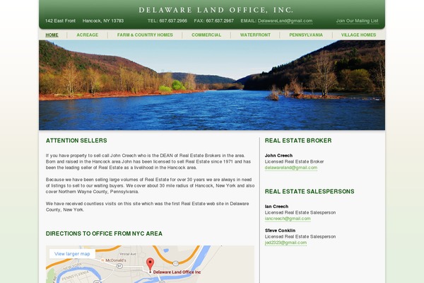 Main theme site design template sample