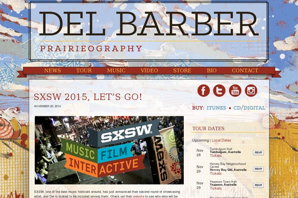 Clearly Modern theme site design template sample