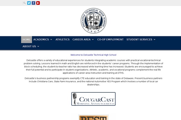 Campus theme site design template sample