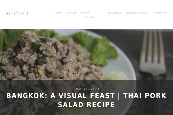 Journal theme site design template sample