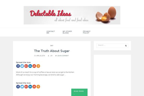 delectableideas.com site used Easthill
