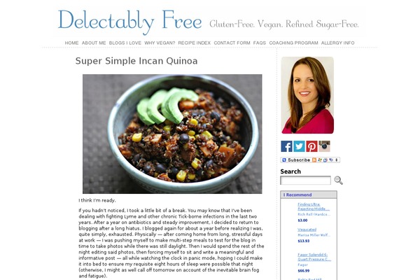 Foodie Pro theme site design template sample