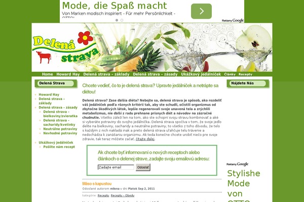 Fresh_fruits theme site design template sample