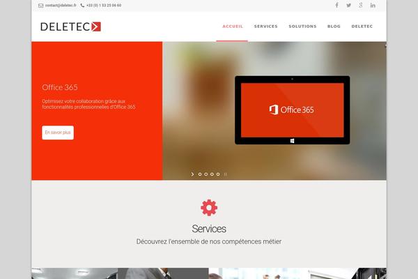Florida Child theme site design template sample