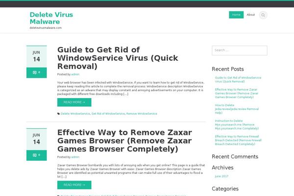 Ascent theme site design template sample